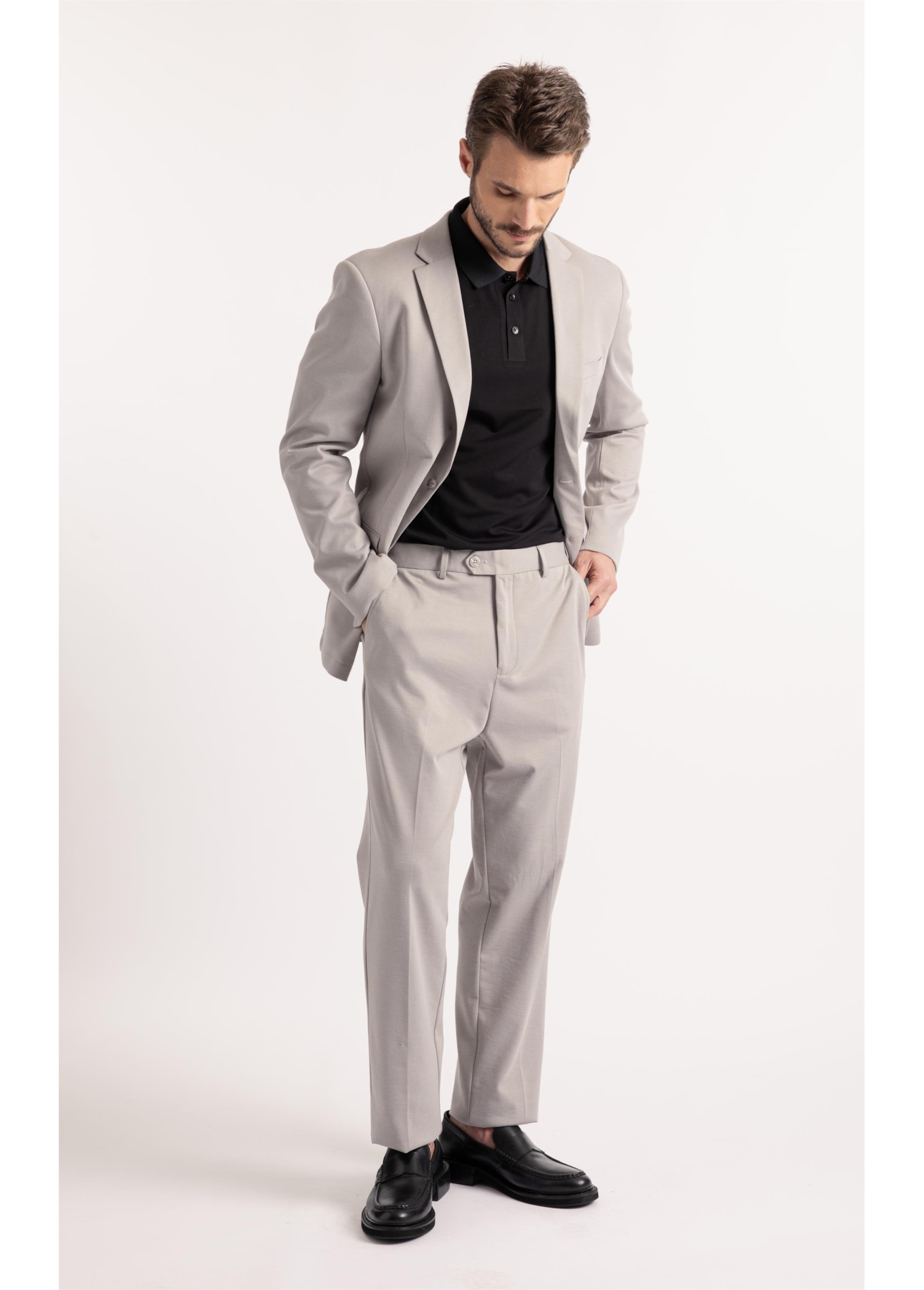 Polo Visco Nylon Ellus Classic Mc Preto