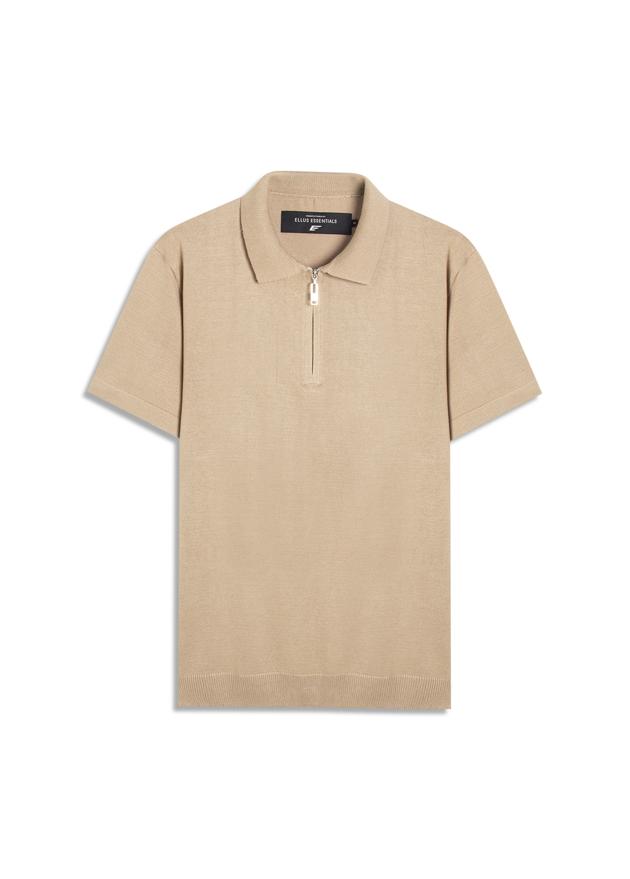 Polo Visco Tricot Areia