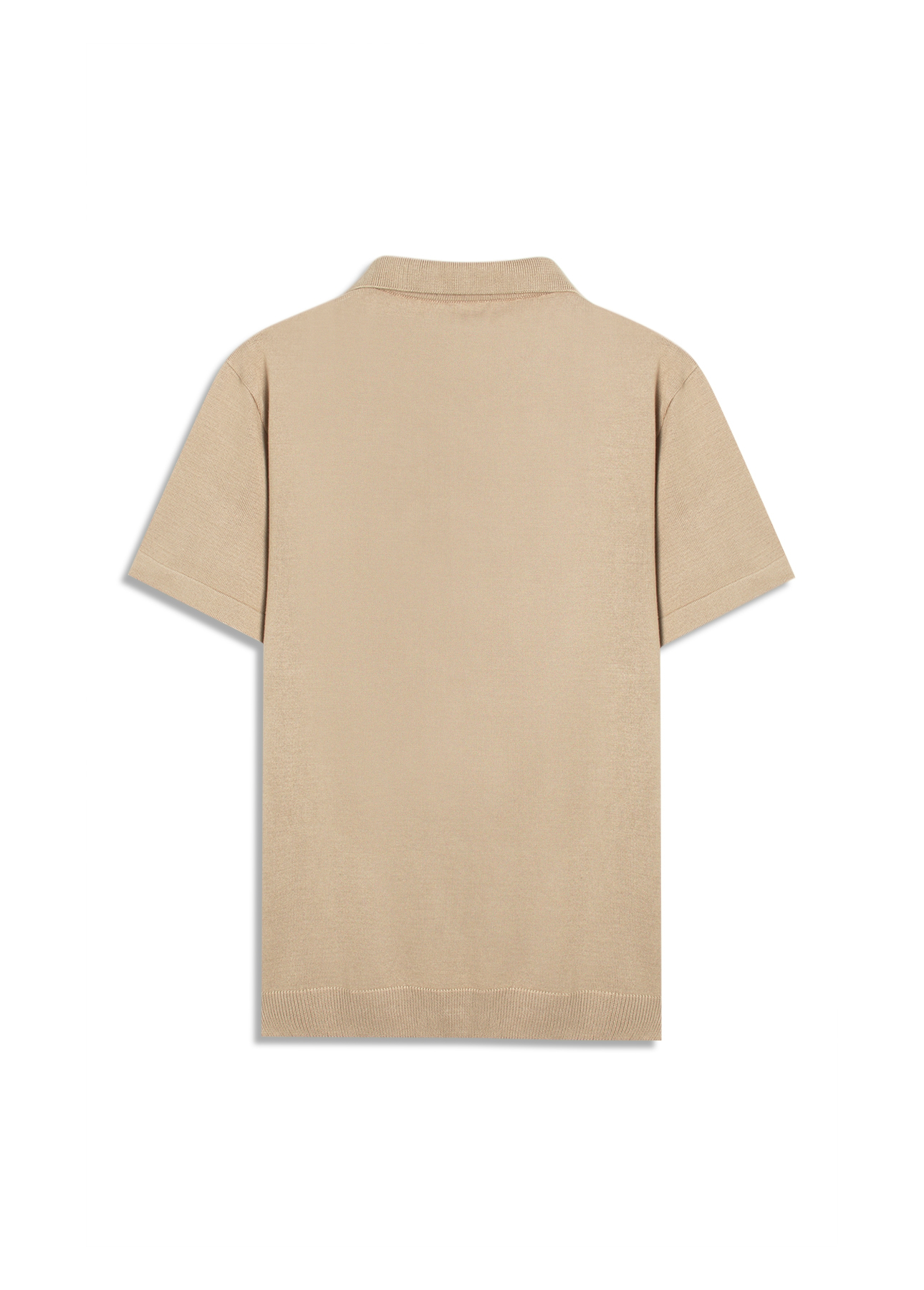 Polo Visco Tricot Areia