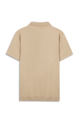 Polo Visco Tricot Areia
