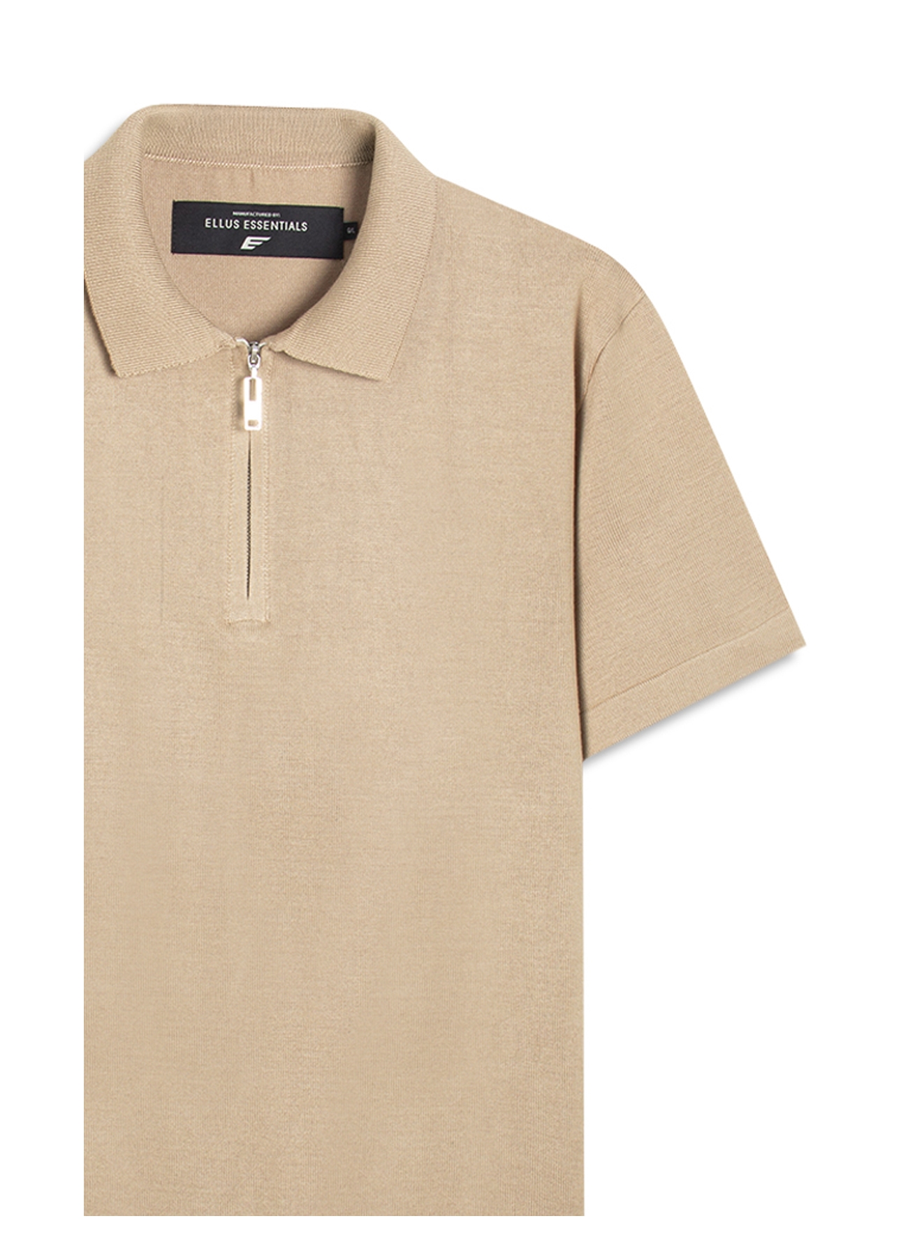Polo Visco Tricot Areia