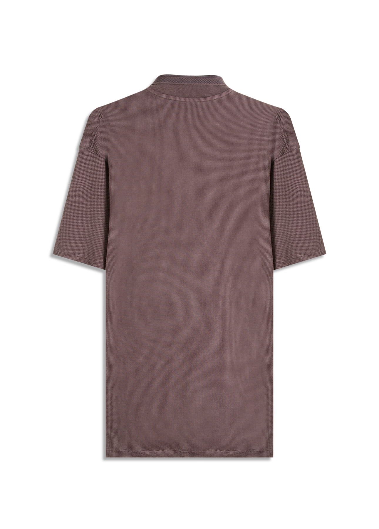 Polo Waffle College Shield Roxo
