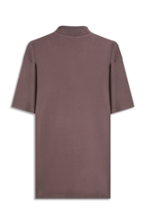 Polo Waffle College Shield Roxo