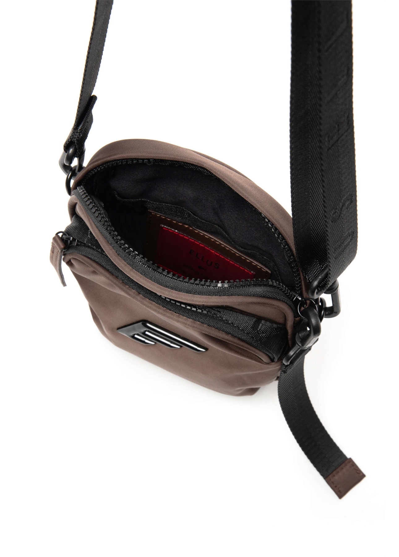 Pouch Bag Nylon Ellus New Edition Ii Marrom