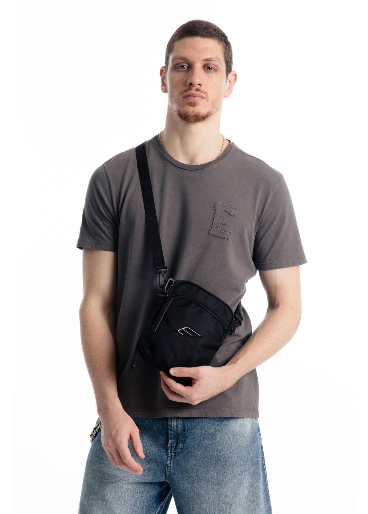 Pouch Bag Nylon Ellus New Edition Ii Preto