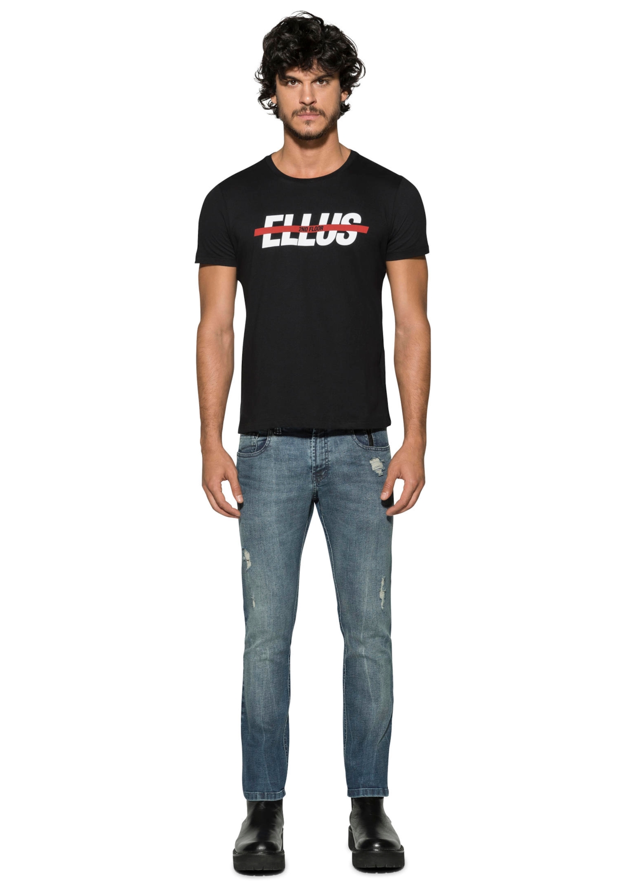 Pulque Elastic (Troy) Slim 953 Lav.Medio C/ Dirty