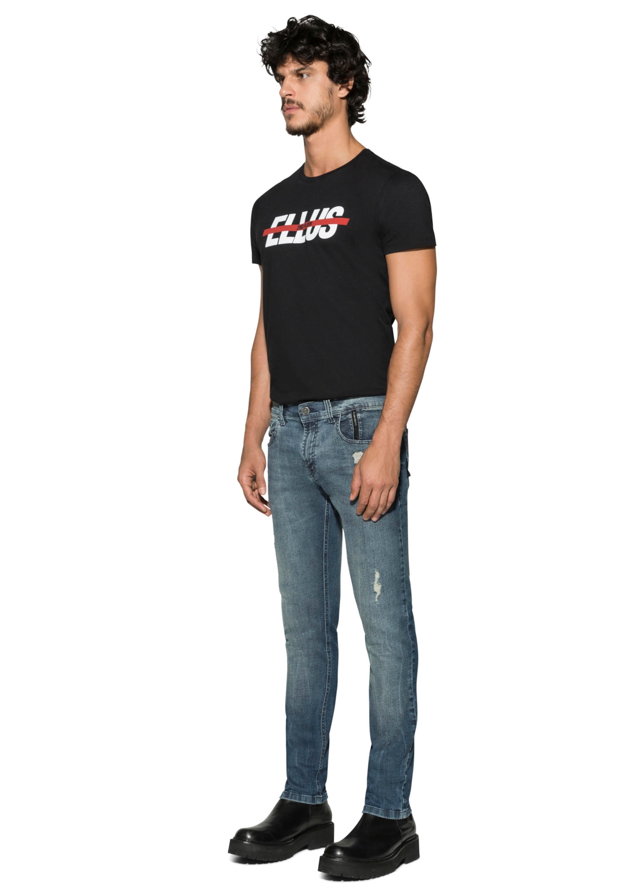 Pulque Elastic (Troy) Slim 953 Lav.Medio C/ Dirty