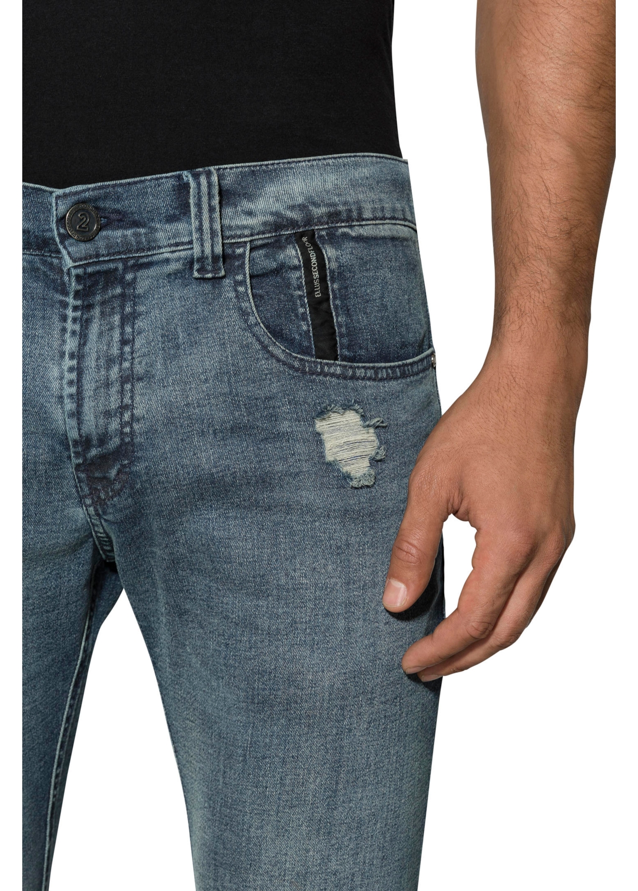 Pulque Elastic (Troy) Slim 953 Lav.Medio C/ Dirty