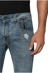 Pulque Elastic (Troy) Slim 953 Lav.Medio C/ Dirty