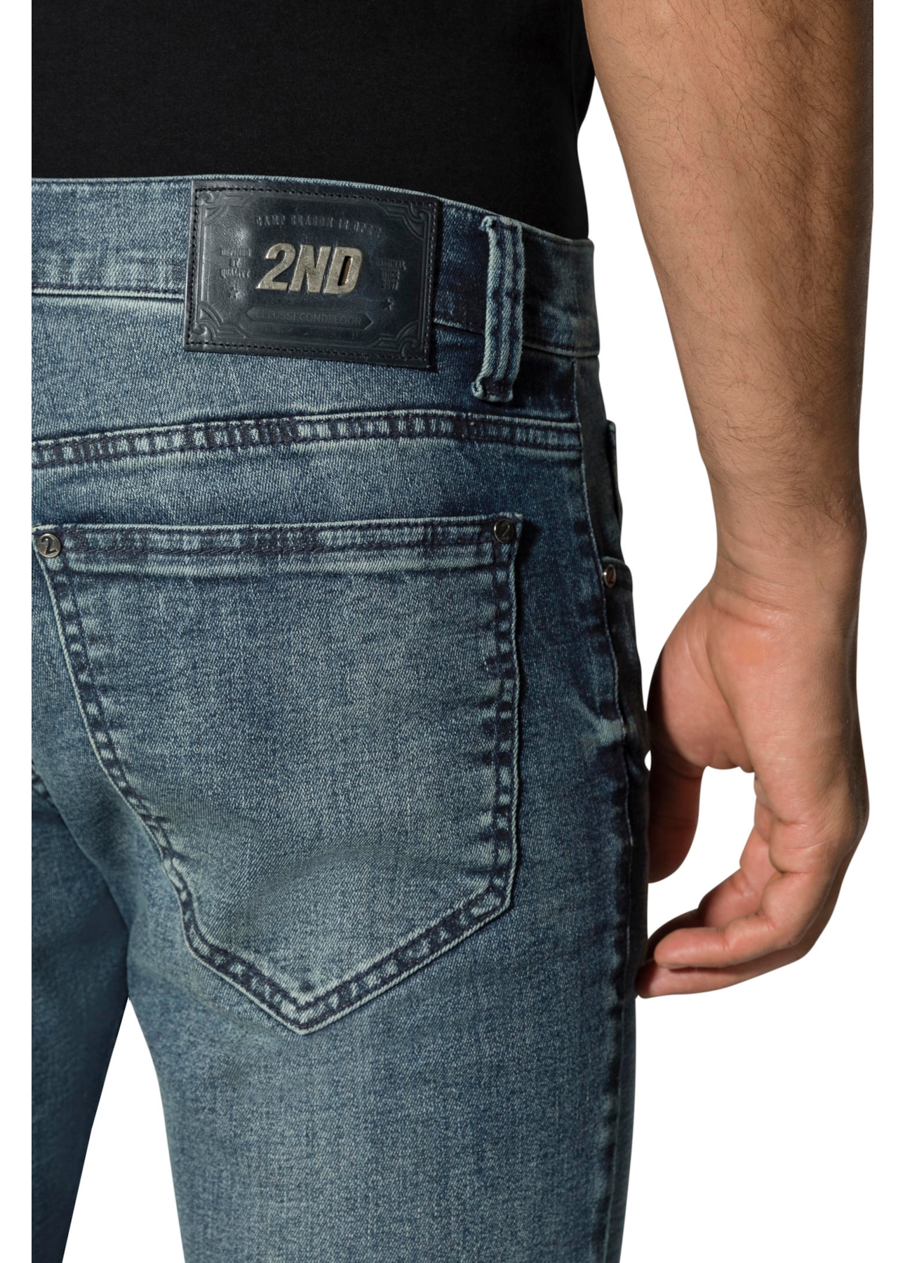 Pulque Elastic (Troy) Slim 953 Lav.Medio C/ Dirty