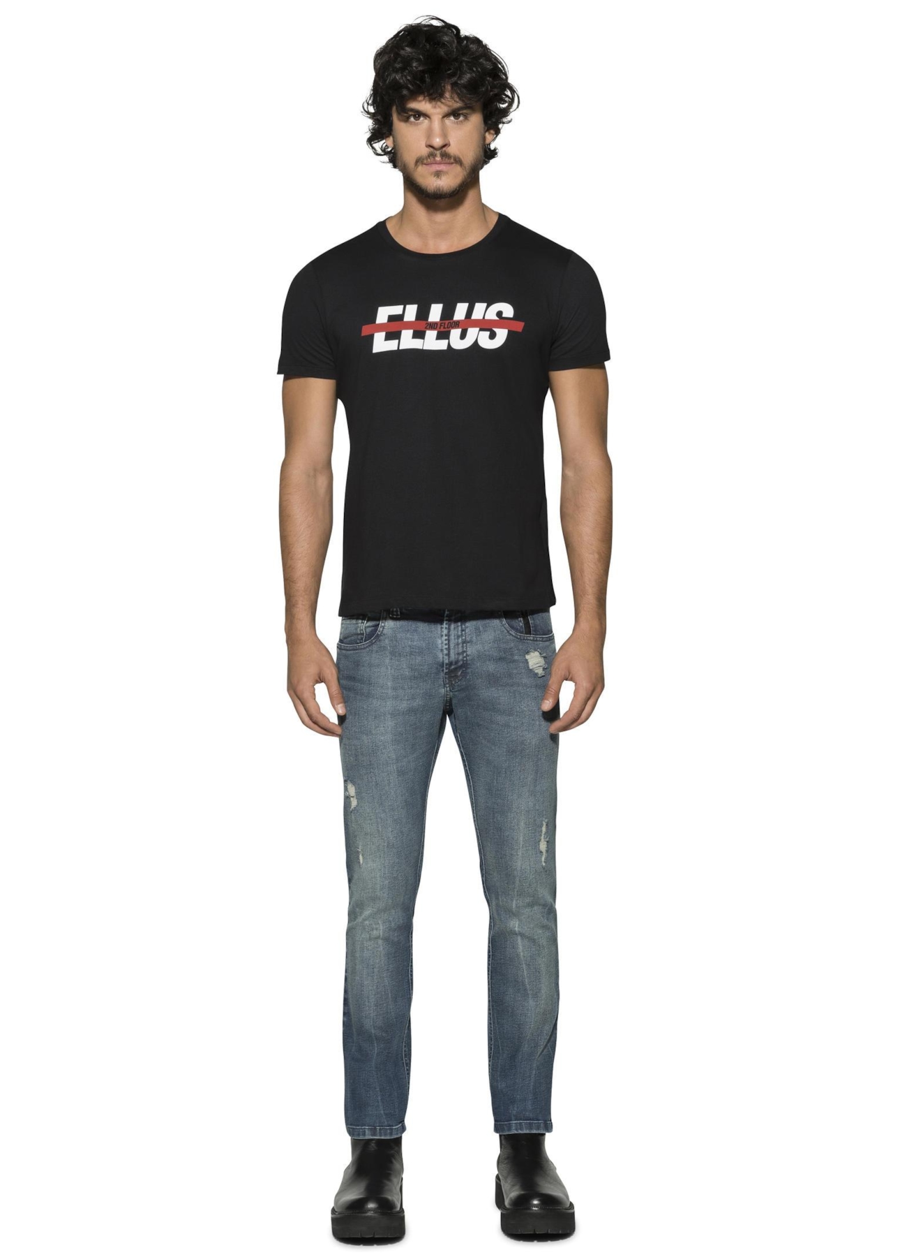 Pulque Elastic (Troy) Slim 953 Lav.Medio C/ Dirty