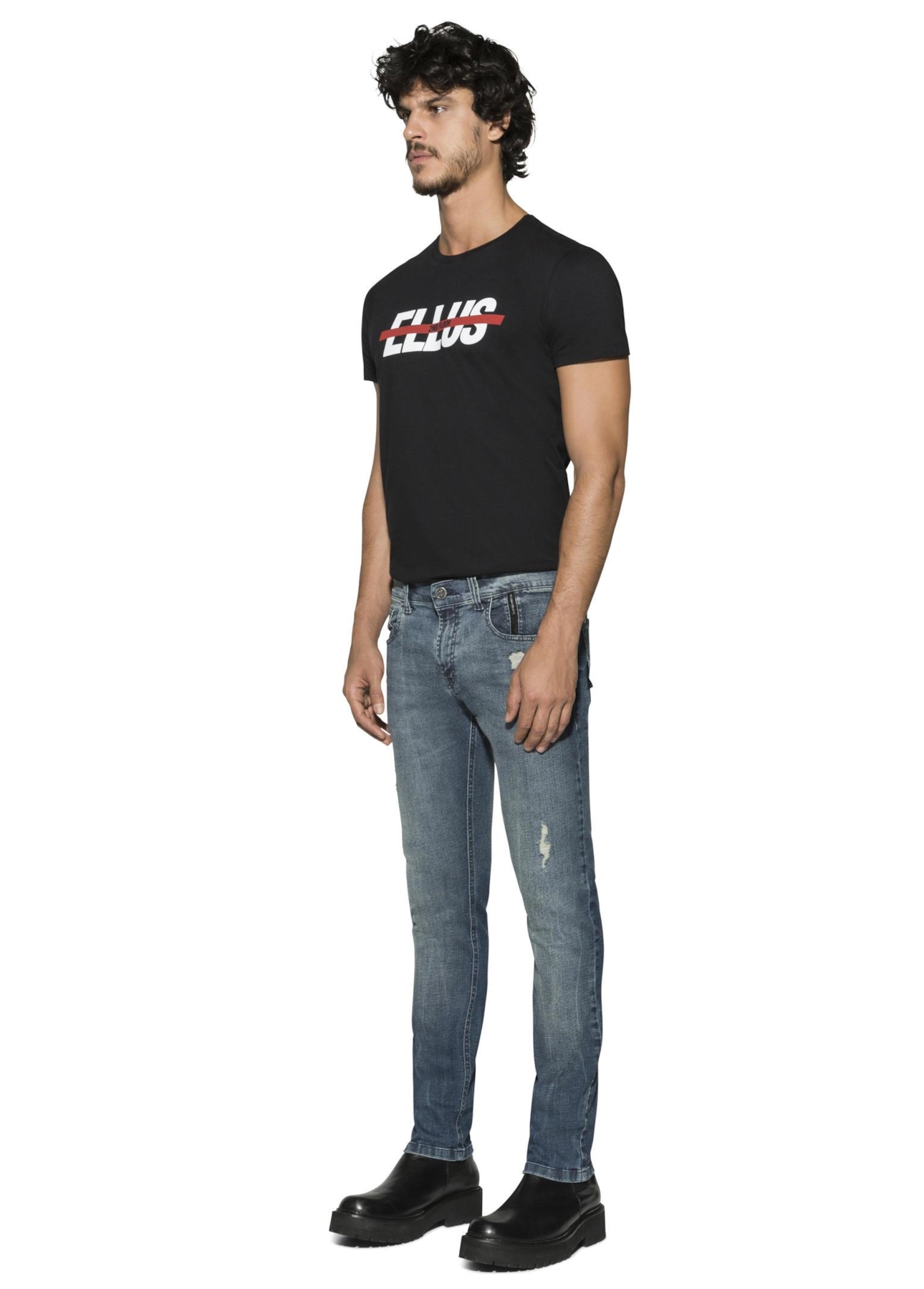 Pulque Elastic (Troy) Slim 953 Lav.Medio C/ Dirty