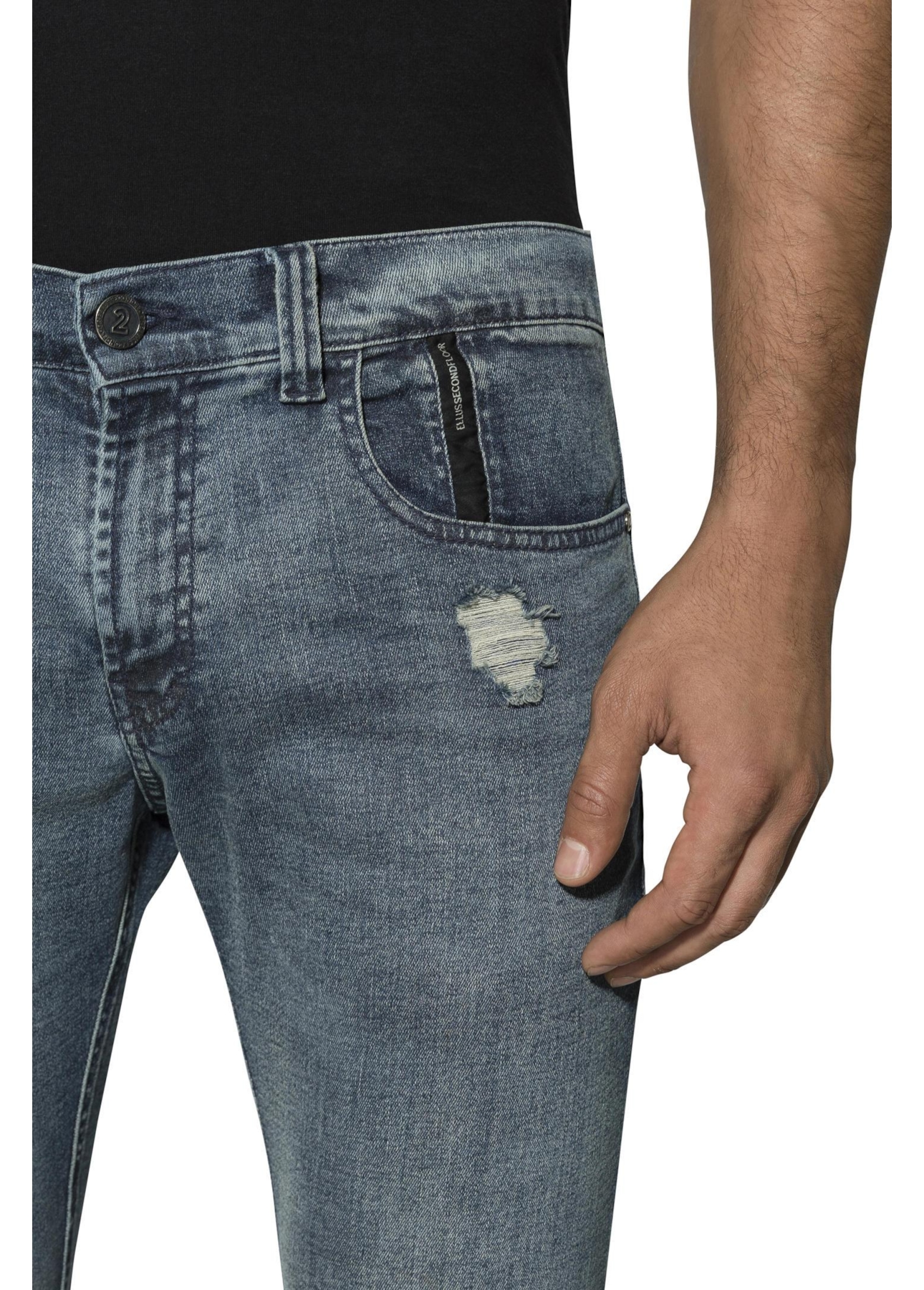 Pulque Elastic (Troy) Slim 953 Lav.Medio C/ Dirty