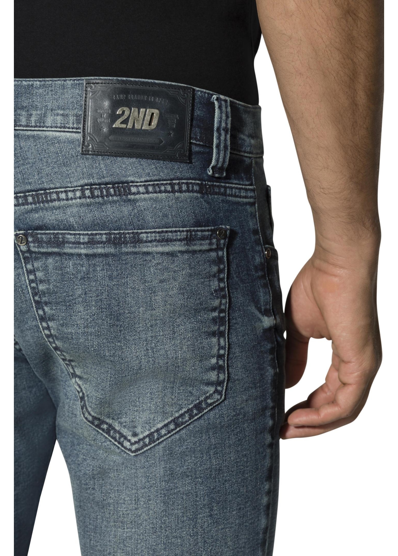 Pulque Elastic (Troy) Slim 953 Lav.Medio C/ Dirty
