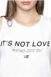 Regata Basic Its Not Love Branco