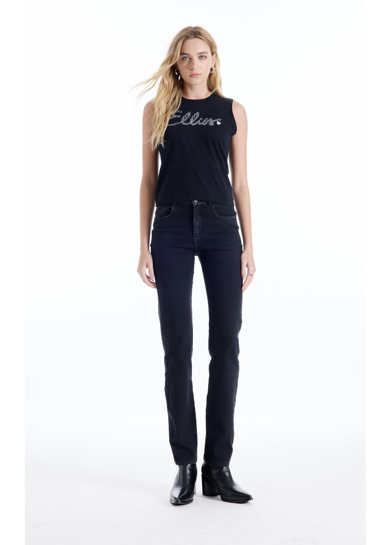 Regata Ellus Love Chain Preto