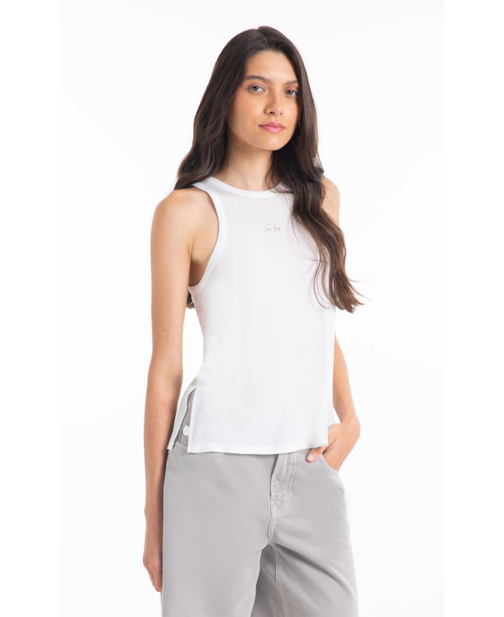 Regata Ellus Side Slit Off White