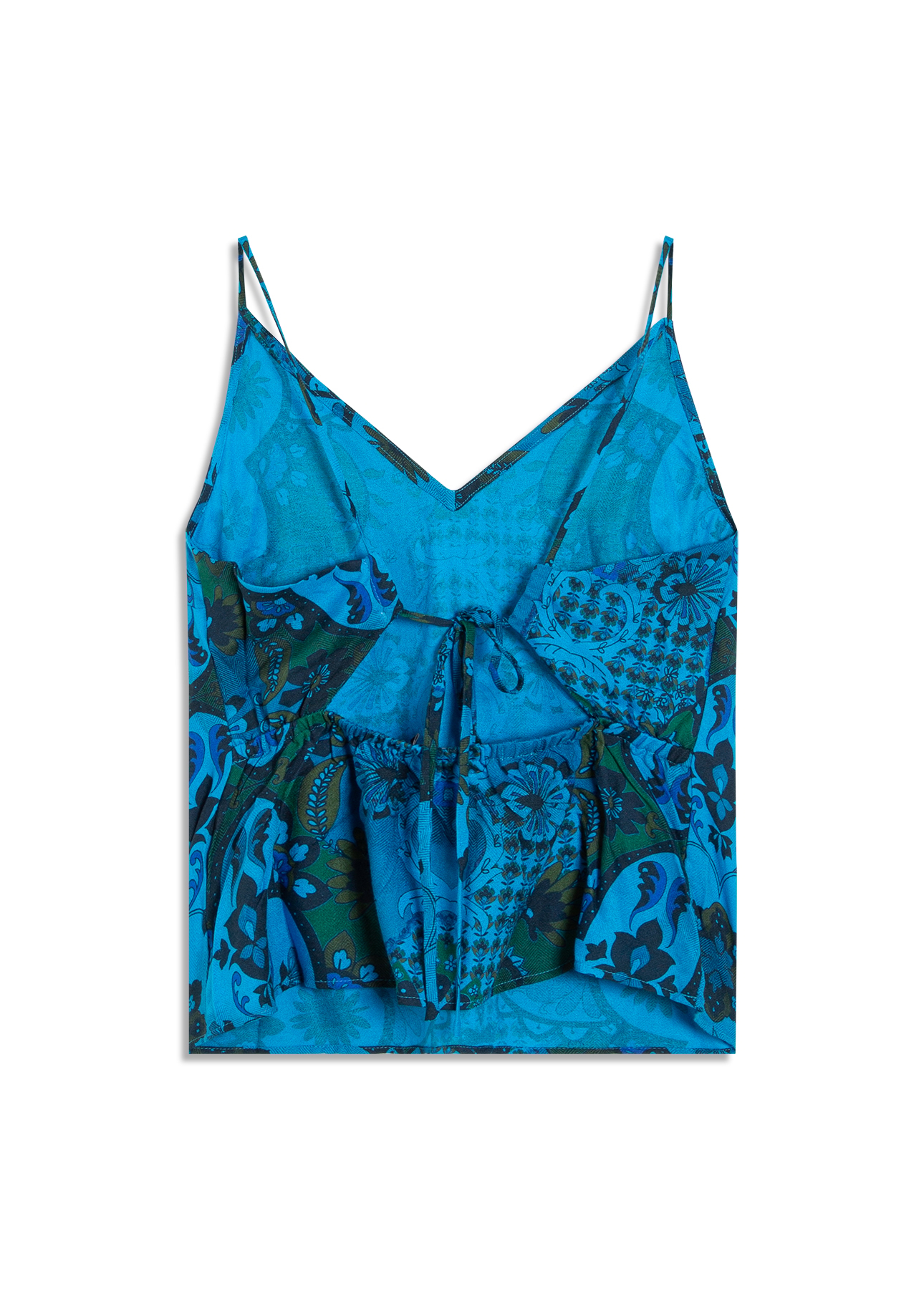 Regata Flowers Mix Sleeveless Oceano
