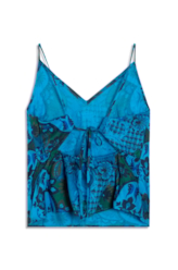 Regata Flowers Mix Sleeveless Oceano