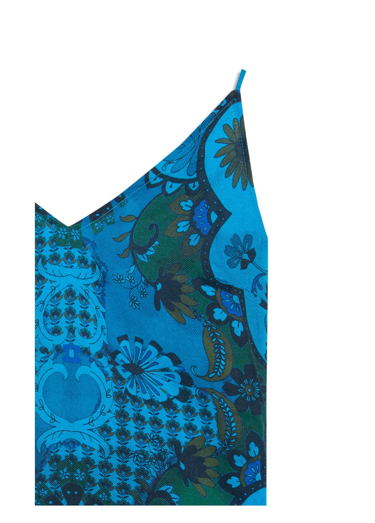 Regata Flowers Mix Sleeveless Oceano