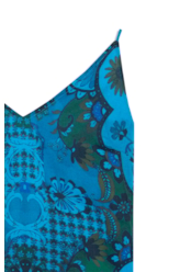 Regata Flowers Mix Sleeveless Oceano