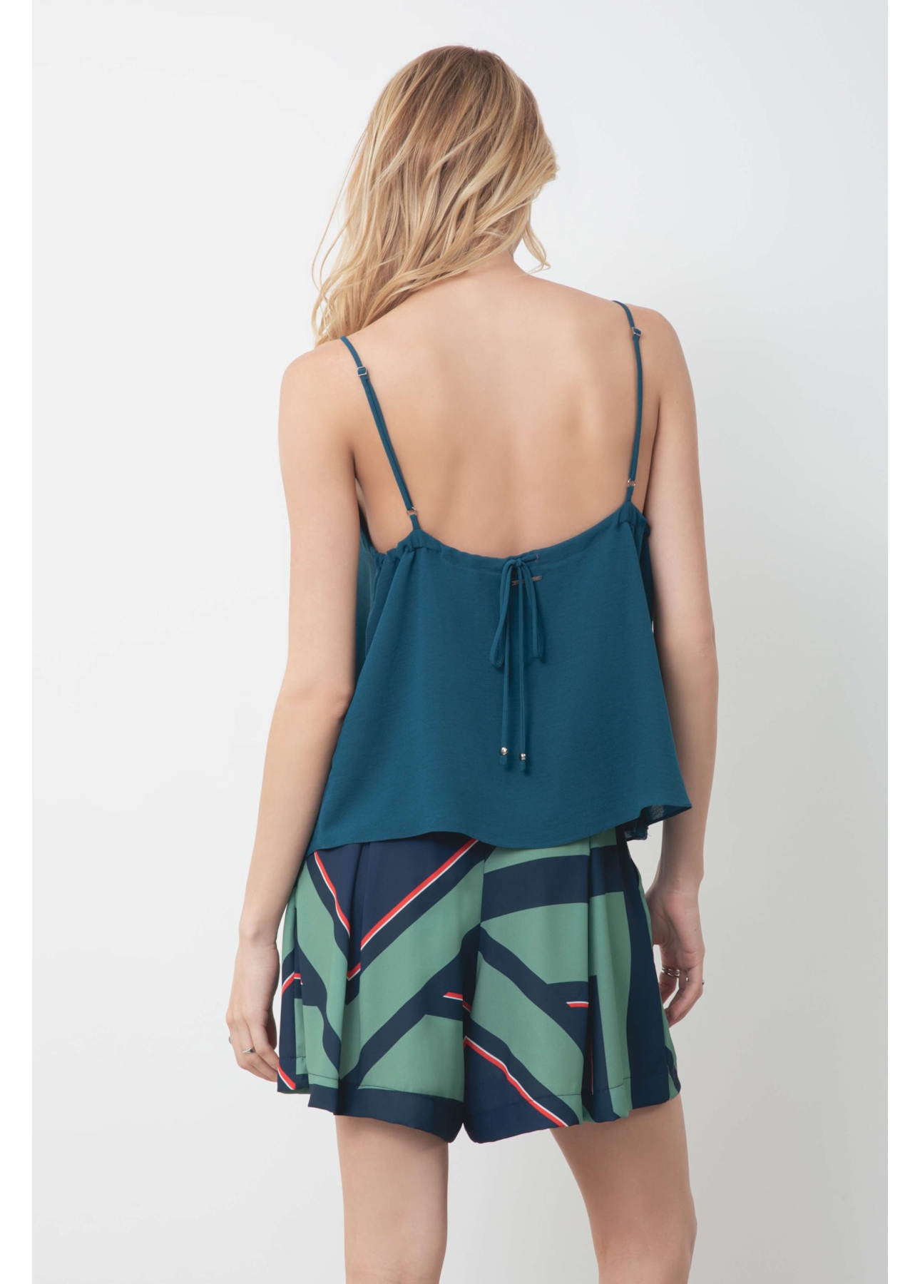 Regata Georgette Sleeveless Petroleo