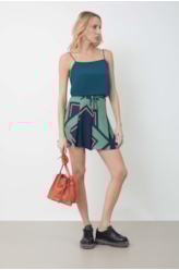 Regata Georgette Sleeveless Petroleo