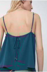 Regata Georgette Sleeveless Petroleo