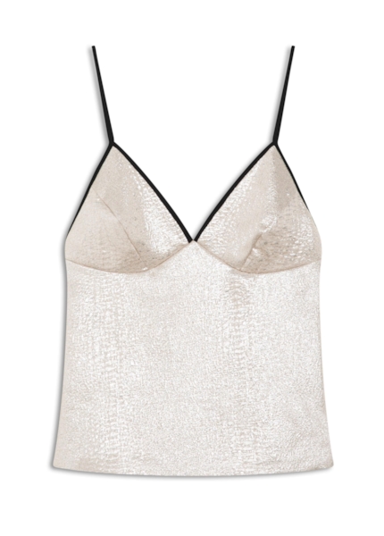 Regata Jacquard Neckline Bege
