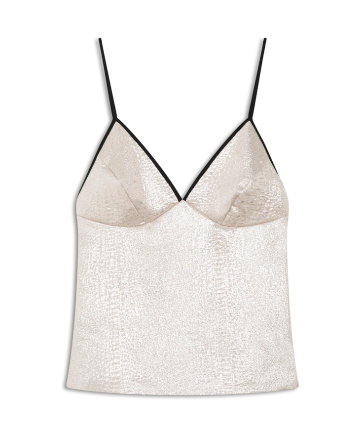 Regata Jacquard Neckline Bege