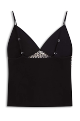 Regata Jacquard Neckline Preto