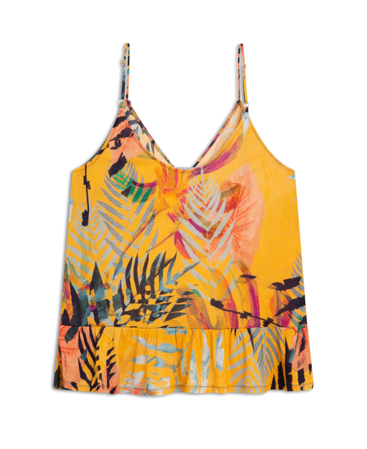 Regata Palms Ruffle Laranja