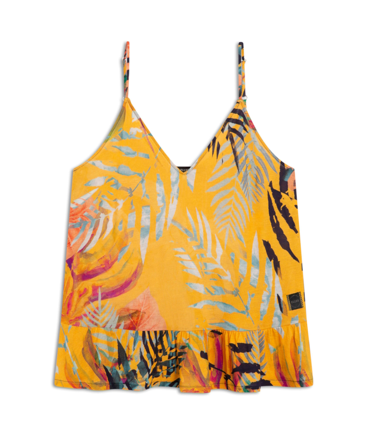 Regata Palms Ruffle Laranja