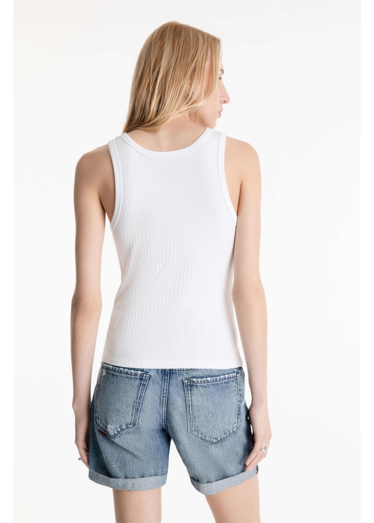 Regata Rib Ellus Sleeveless Branco