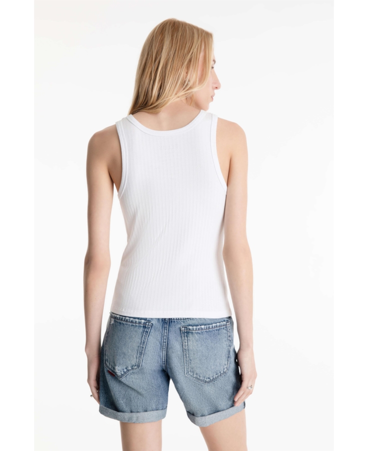 Regata Rib Ellus Sleeveless Branco