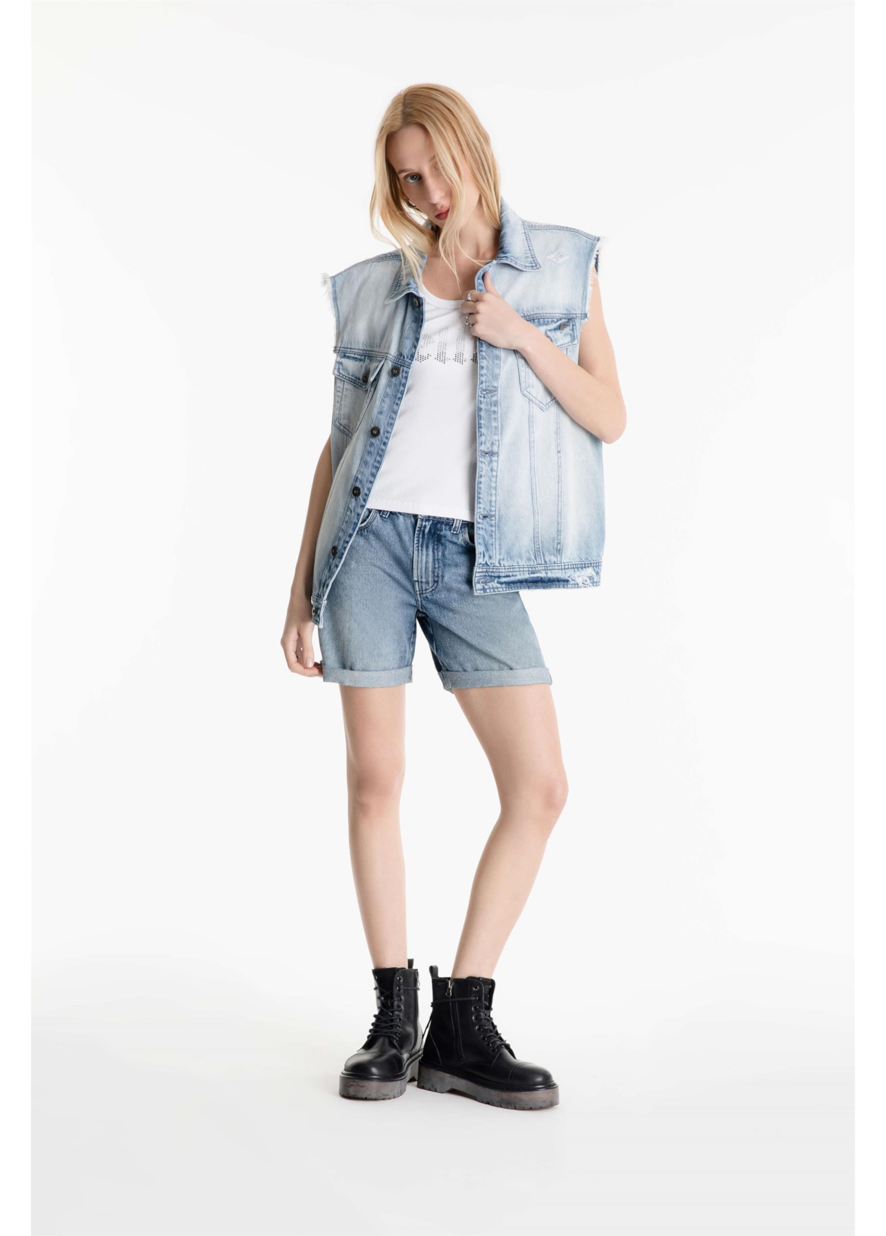 Regata Rib Ellus Sleeveless Branco
