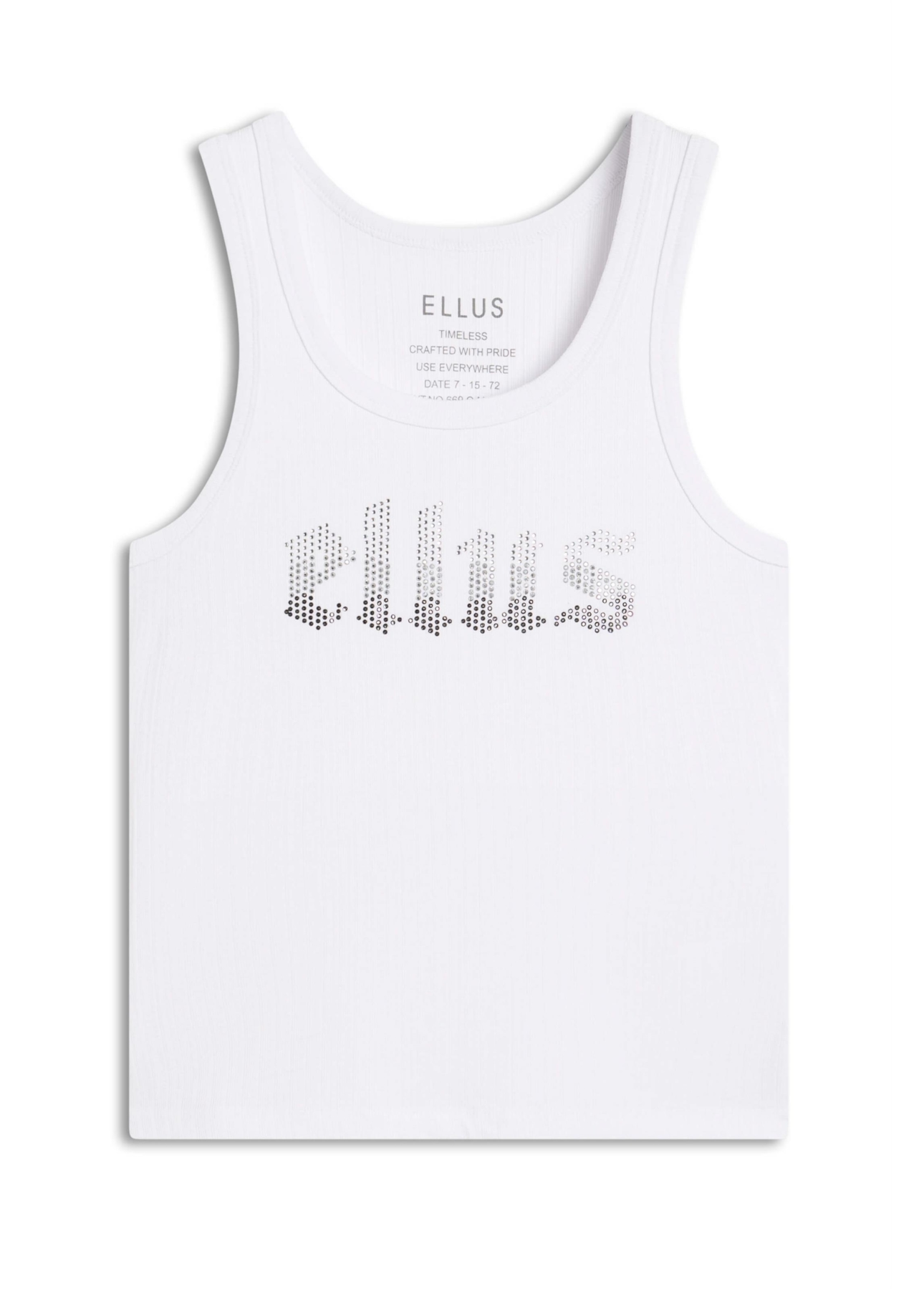 Regata Rib Ellus Sleeveless Branco
