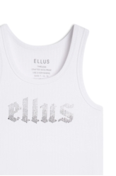 Regata Rib Ellus Sleeveless Branco