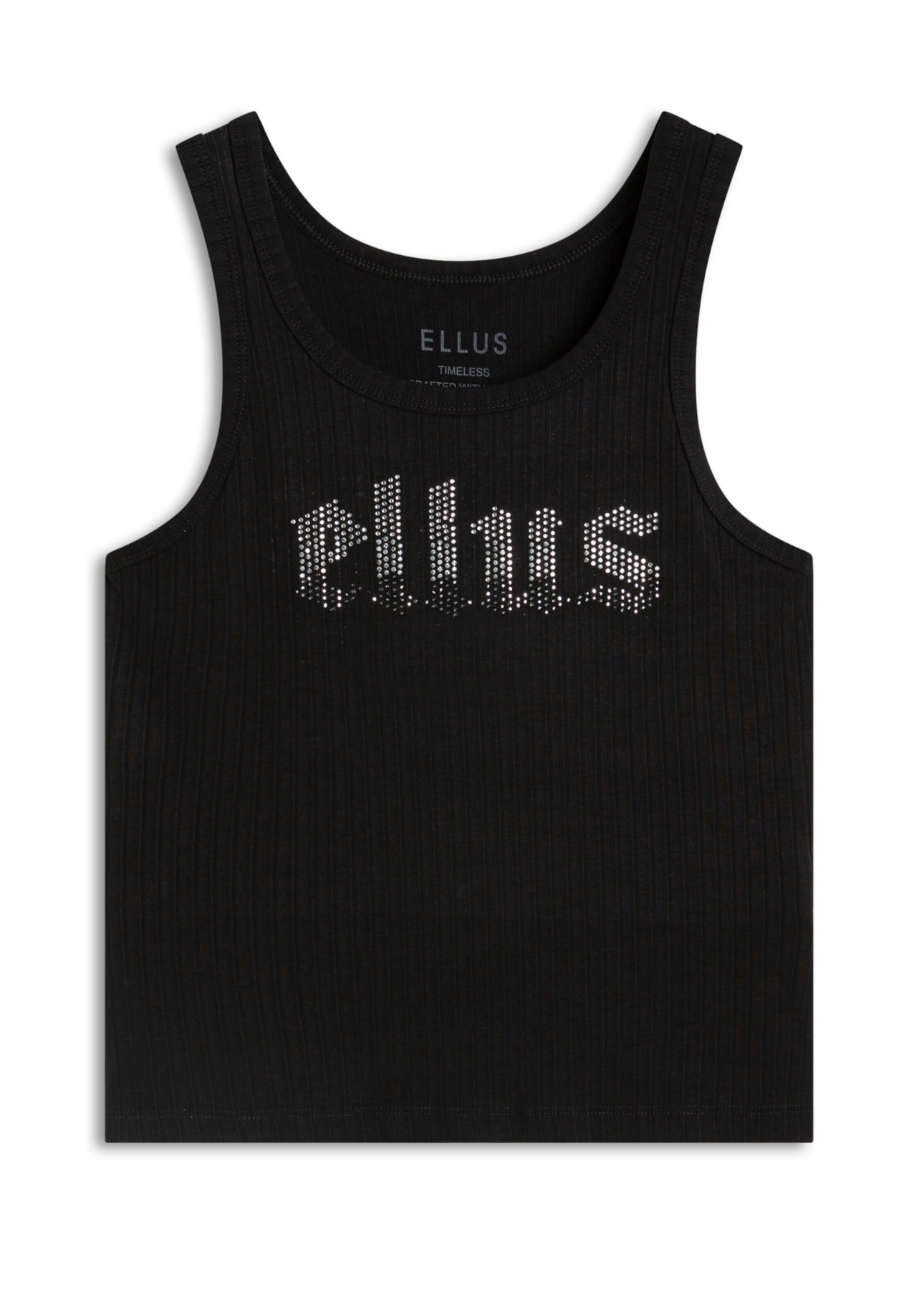 Regata Rib Ellus Sleeveless Preto
