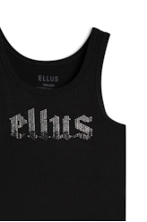 Regata Rib Ellus Sleeveless Preto