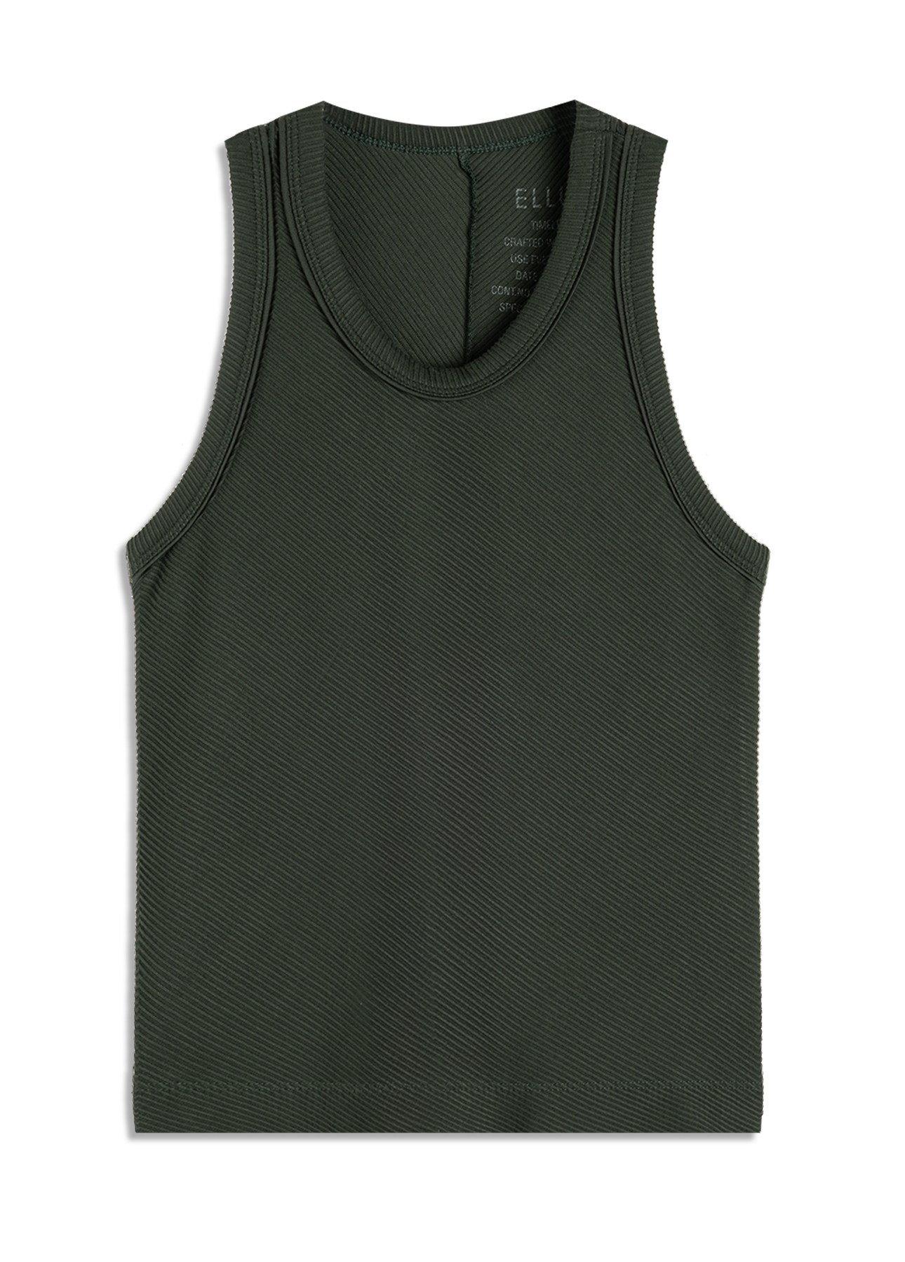 Regata Rib Texturizado Floresta