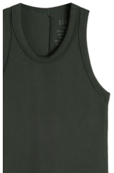 Regata Rib Texturizado Floresta