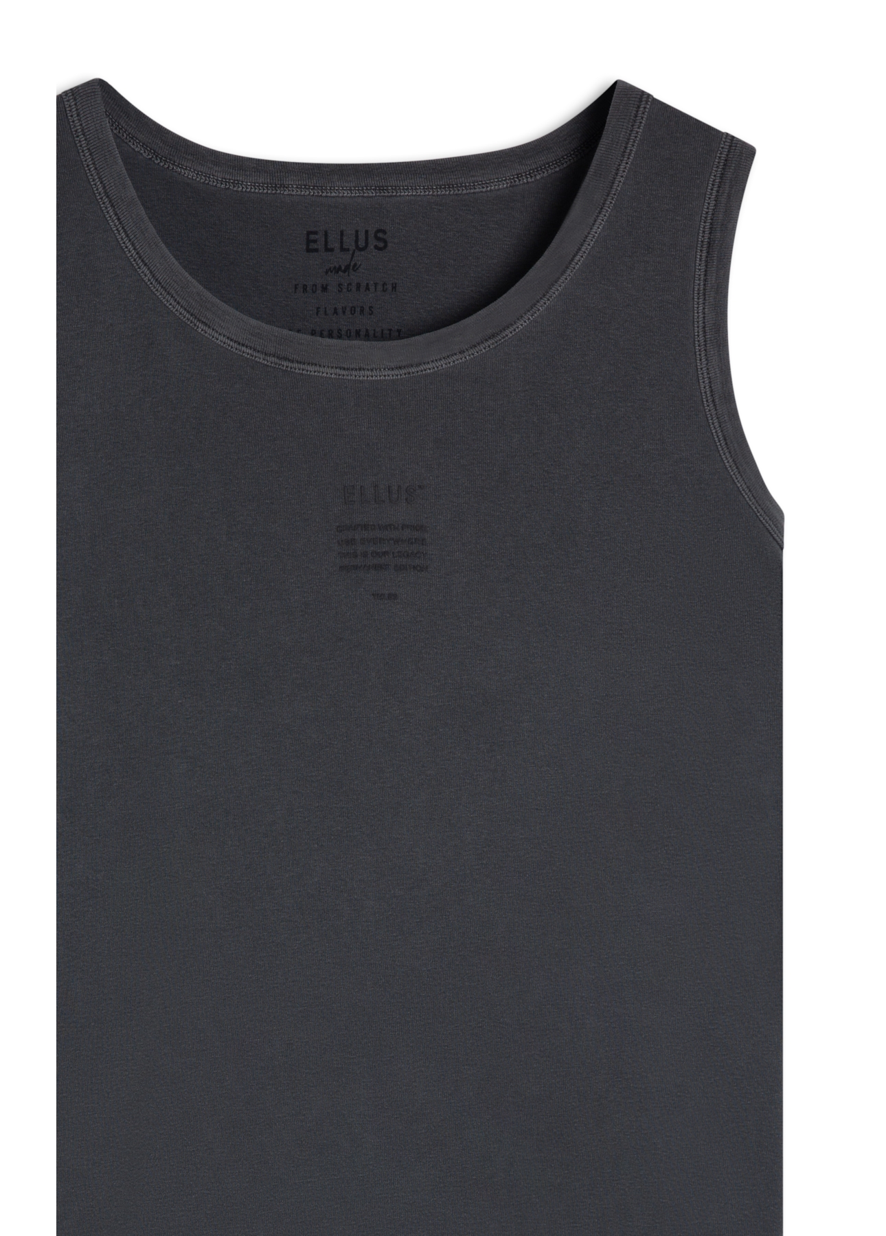 Regata Rib Washed Ellus Crafted Slim Preto