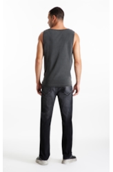 Regata Rib Washed Ellus Slim Preto