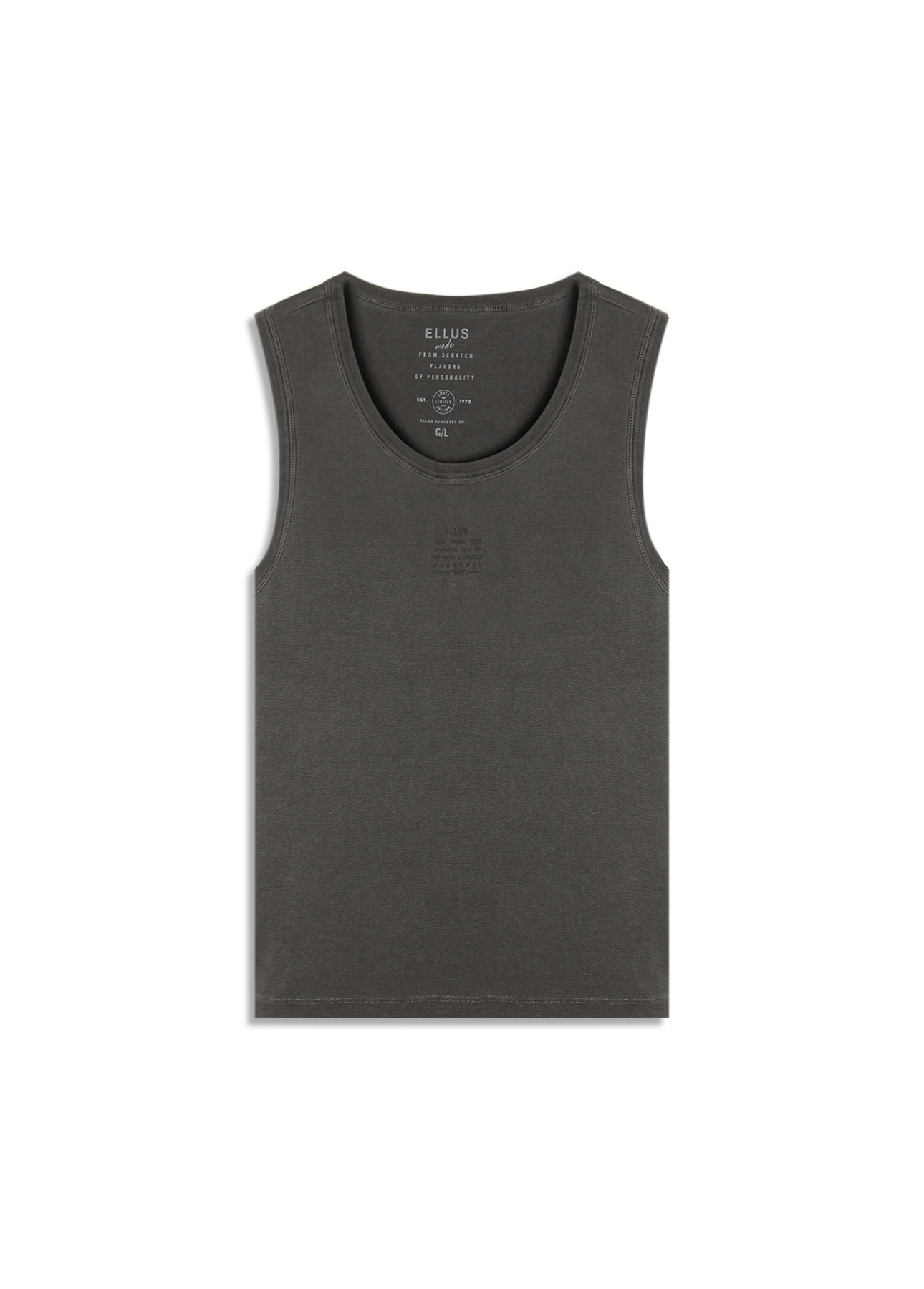 Regata Rib Washed Ellus Slim Preto