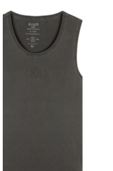 Regata Rib Washed Ellus Slim Preto
