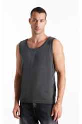 Regata Rib Washed Ellus Slim Preto