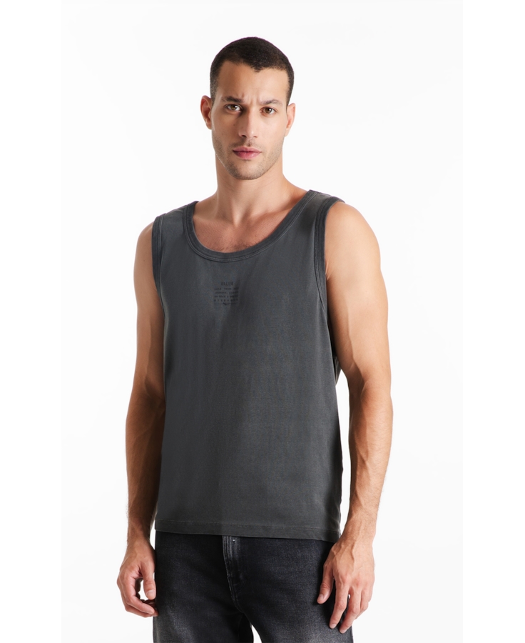 Regata Rib Washed Ellus Slim Preto