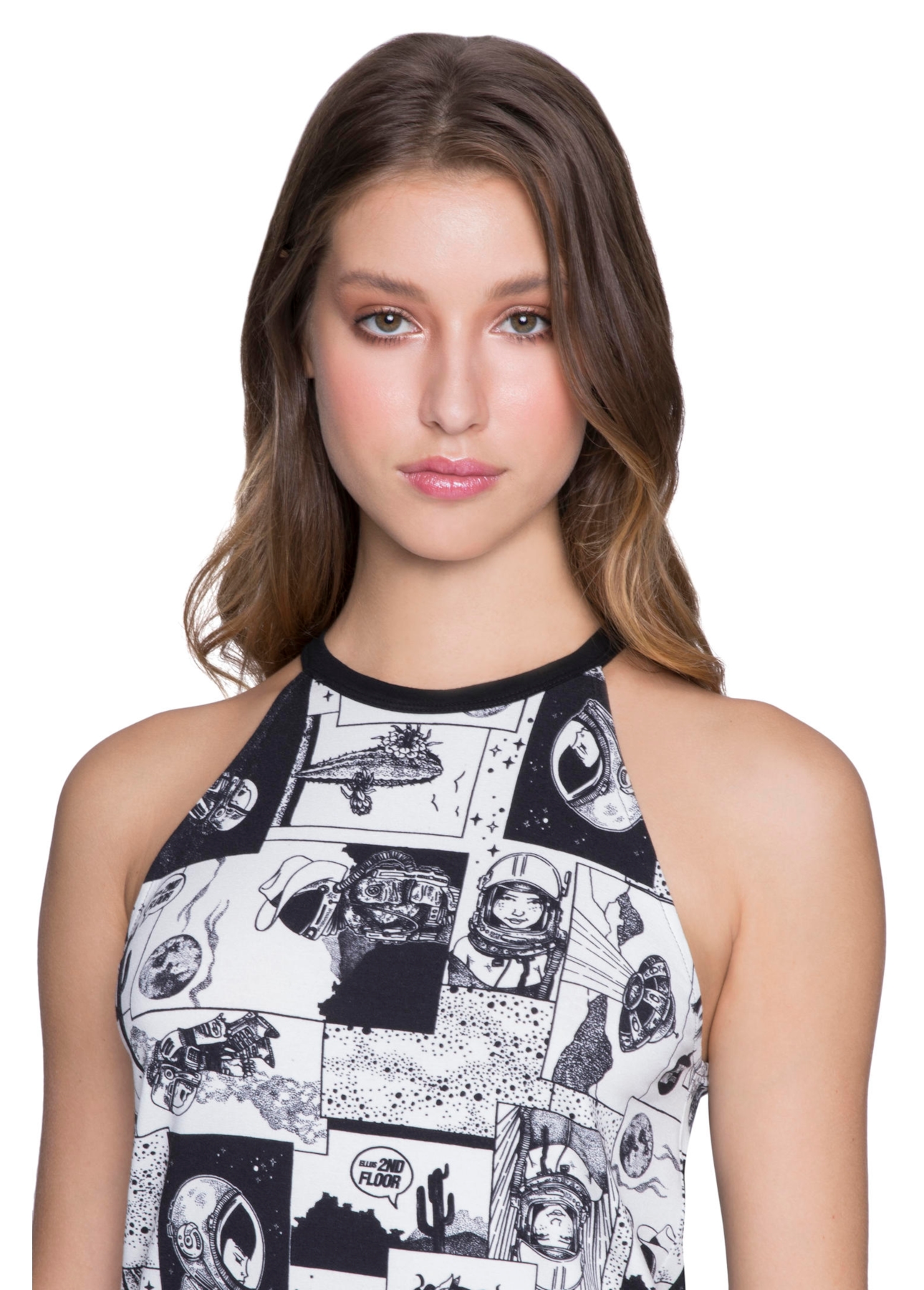Regata Space Geek Halter Off White
