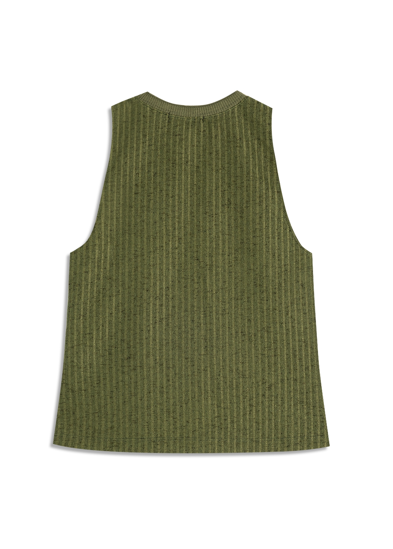 Regata Tricot Lino Verde Oliva